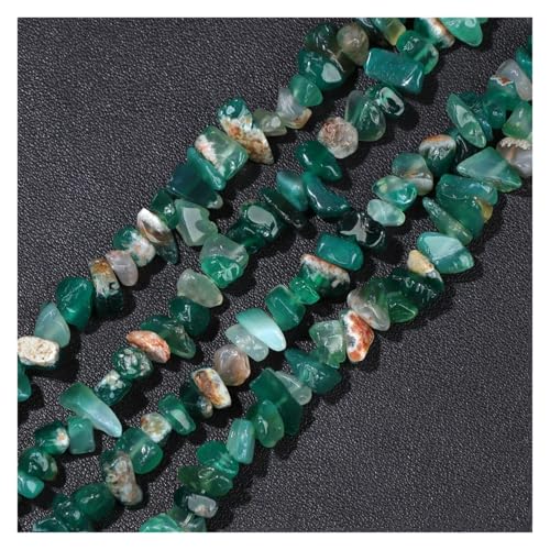 Perles d'agates irrégulières 5-8 mm en fil de 32" pour ateliers créatifs