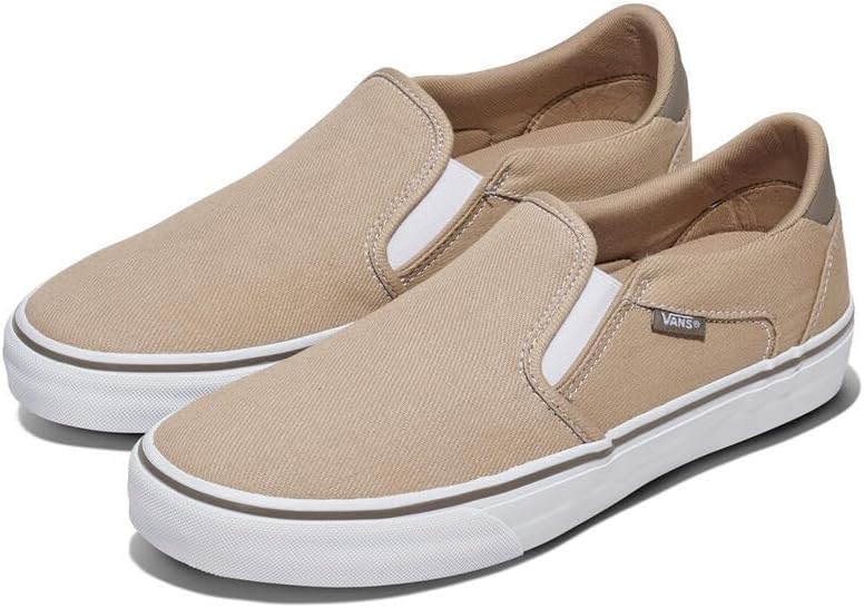 Vans Mens Asher Deluxe Slip-on Shoe | Comfortable Sneakers for Fashion, Walking & Everyday Wear - Image 2