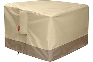 Amazon Basics Durable Square Gas Fire Pit Cover