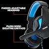 ENHANCE Cuffie da Gioco - USB Gaming Headset con Microfono, Surround Sound 7.1, LED Luce, i Controllo del Volume, Morbidi Padiglioni Auricolari - Ideale per PC, PS5, PS4