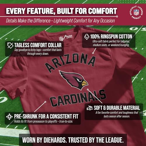 Image of NFL Gameday Cotton Blend T-Shirt for Men and Women - Licensed