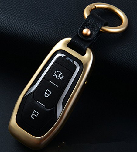 Coque de clé Ford et Lincoln protection dorée boîtier télécommande