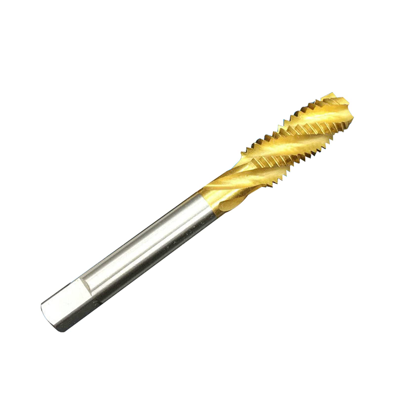 HEFUTEMachine Screw Tap High Speed Steel HSS 6542 Spiral Taps H2 UNC UNF 1/4 3/8 5/8 3/16 Spiral Flute Drill Taps（1/4-20）