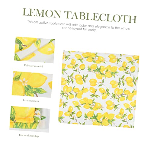 Nappe imprimée citron imperméable et résistante POPETPOP - 5