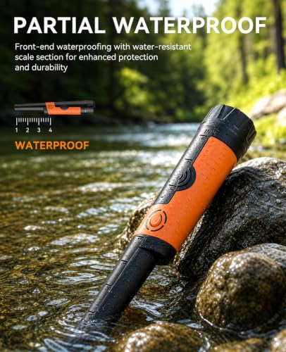 Image of SUNPOW Metal Detector Pinpointer for Adults & Kids - Waterproof Handheld Pin Pointer Wand - High Sensitivity 360 Detection - Easy to Use 2 Alert Modes - Treasure Pinpointing Finder Probe - OTMD12