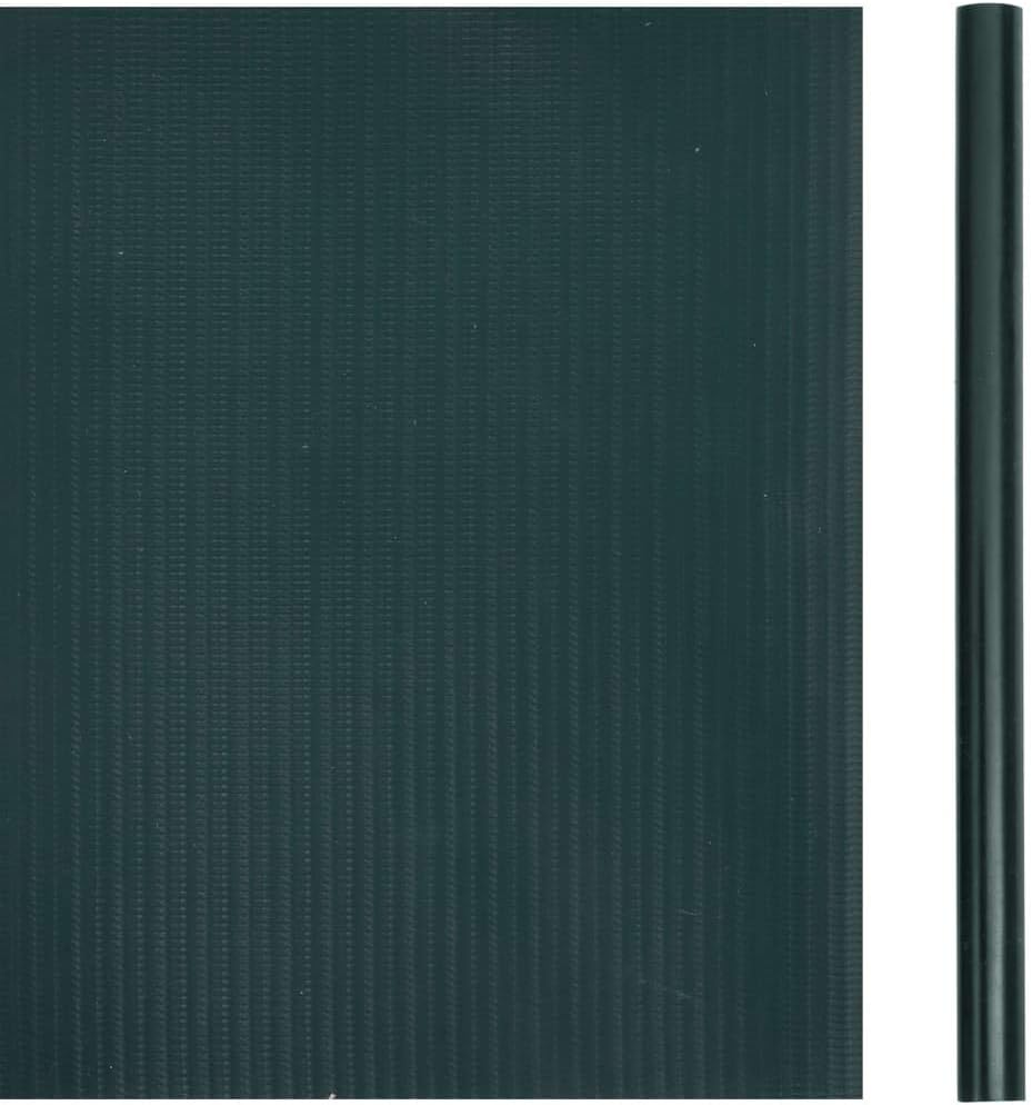 Privacy Screen, Weatherproof Garden Privacy Screen,for Residential, Outdoor, Yard, Garden, Garden Privacy Screen PVC 114.8'x0.6' Matte Dark Gray (Green)