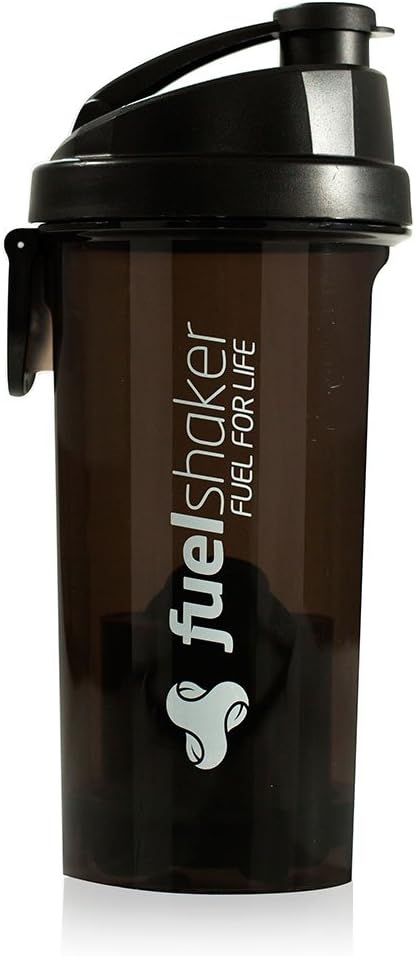 Ice Series Shaker Bottle with Fueler. 2016 Model (Ice Black)
