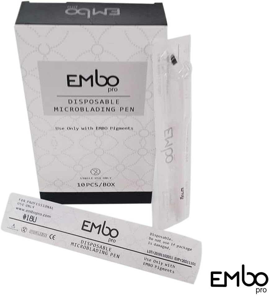 EMBO PRO DISPOSABLE MICROBLADING PENS x 10