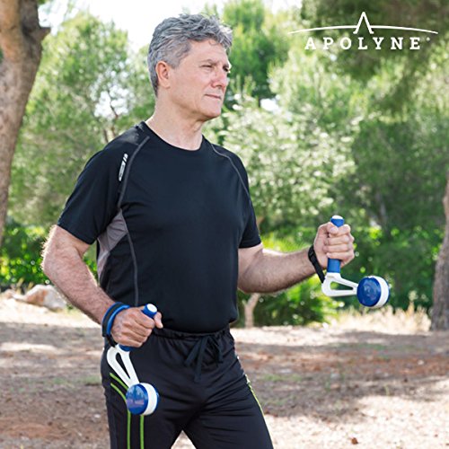 apolyne Poids de poignet avec poignée Walk & weight (Pack de 2)