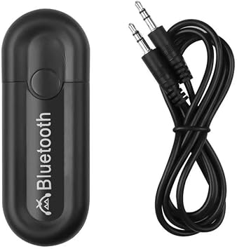 HJX-001 Araba USB Bluetooth 5 Adapt r  Ses M zik Al c  3.5mm Aux Ara  Kiti Kablolu Hoparl r , Kulakl  Telefona Ba lar