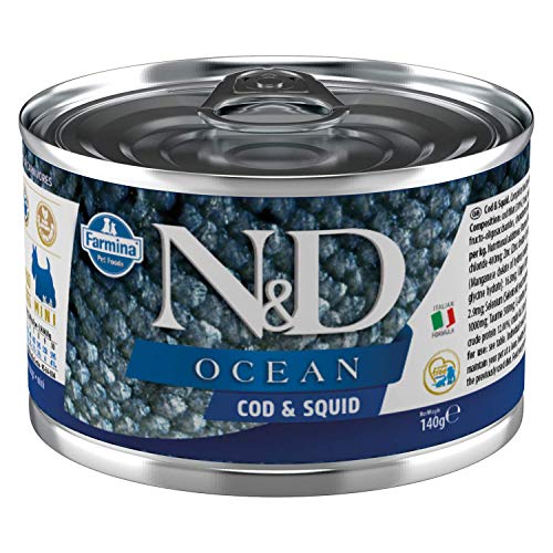N&d dog ocean cod & squid mini