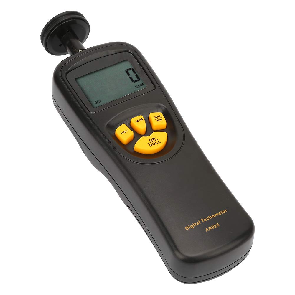SMART SENSOR Tacómetro Digital 0.5~19999 RPM Contacto Medidor de Rotación LCD