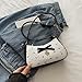 Imagen de KASESSS Bolso Bandolera Mujer Niña Dulce Bolso de Hombro Mujer con Patrón de Lazo Bolso de Mano de Mujer Y2k Moda Bolsos de Hombro Elegante Bolsos Blanco para Mujeres Niña para Compras Viaje