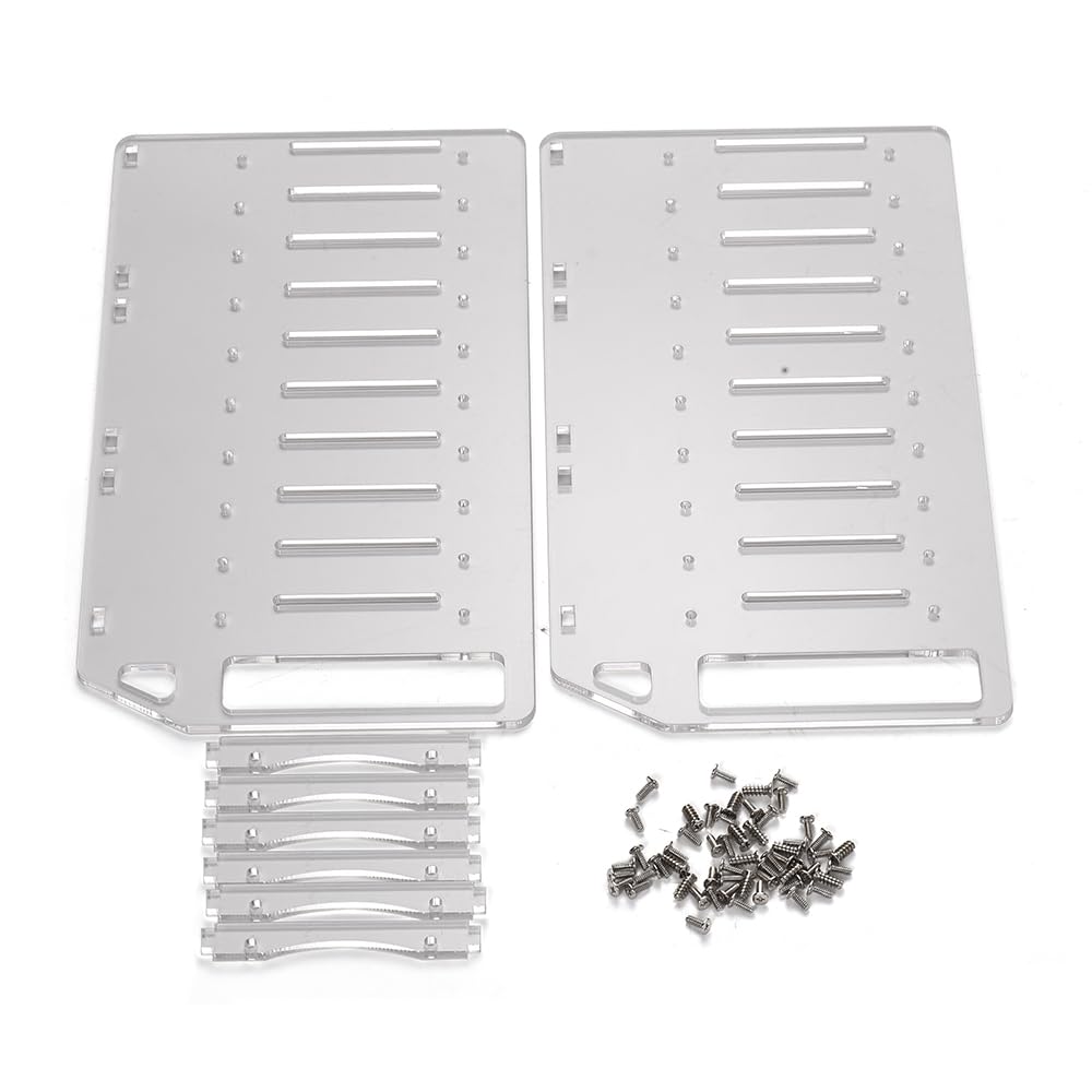 Support pour disque dur 3.5 rack acrylique DIY informatique multi-baies