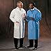 KLEENGUARD Kimtech A8 Certified Lab Coats with Knit Cuffs + Extra Protection (10046), Protective 3-Layer SMS Fabric, Back Vent, Unisex, Blue, Medium, 25 / Case