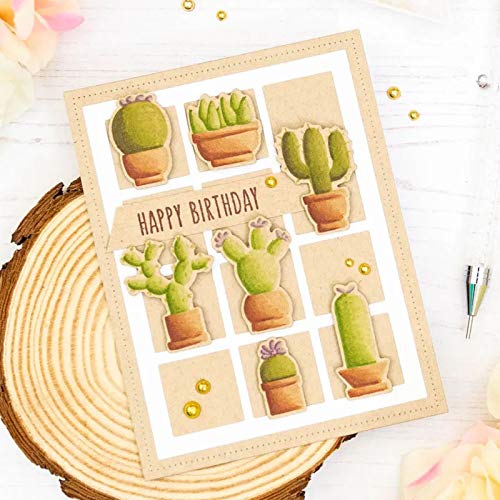 Cyfun Design AZTXUSCYSKWX-S01M01-H5919 Dotted Square Frame Set Background Metal Cutting Dies thumb #4