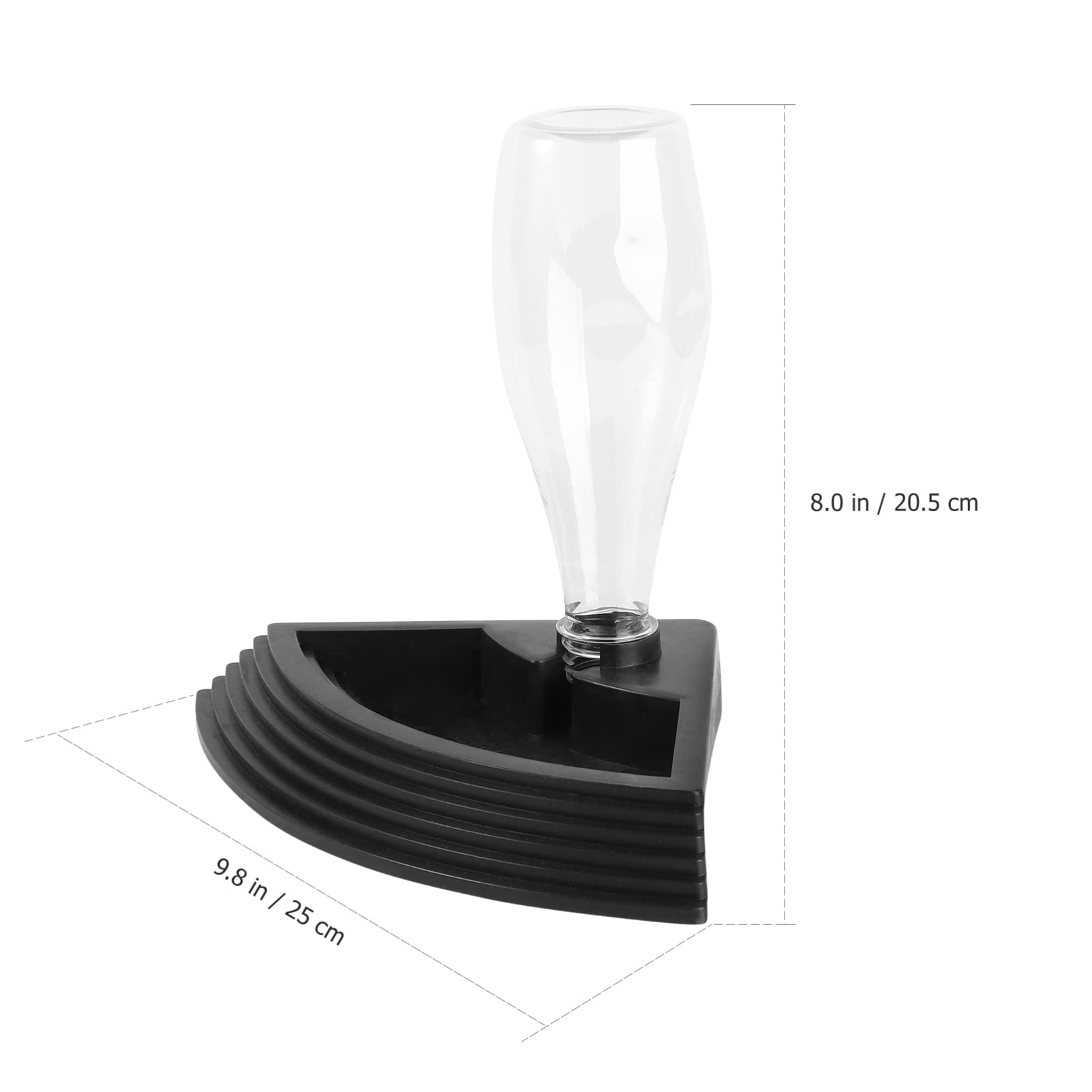 Mipcase 3 Pezzi Ciotola per Bere per Rettili Fontana Automatica per Acqua Ingresso Senza Scale Base Stabile Triangolo Alimentatore per Animali Domestici Fornitura di Acqua