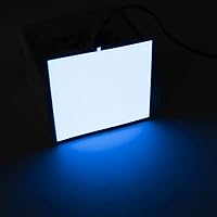 Vista 11 de Panel LED flexible, hoja de panel electroluminiscente EL, cinta cortable y suave para máscara, cosplay, decoración de fiesta, bricolaje - parpadeo