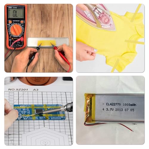 Misuyue 20mm Kapton Tape, Antistatisch Hitzebeständiges Klebeband bis zu 300℃, 33m/108ft Polyimid Isolierband für 3D-Drucker Löten, Sublimation, Elektronik Leiterplatten (Braun)