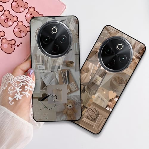Image of COLORflow Back Cover Compatible with Vivo T4 5G / Y300 Pro 5G / iQOO Z10 5G | Aesthetic Color Customized | Shockproof TPU Bumper with Camera Protection Back Cover