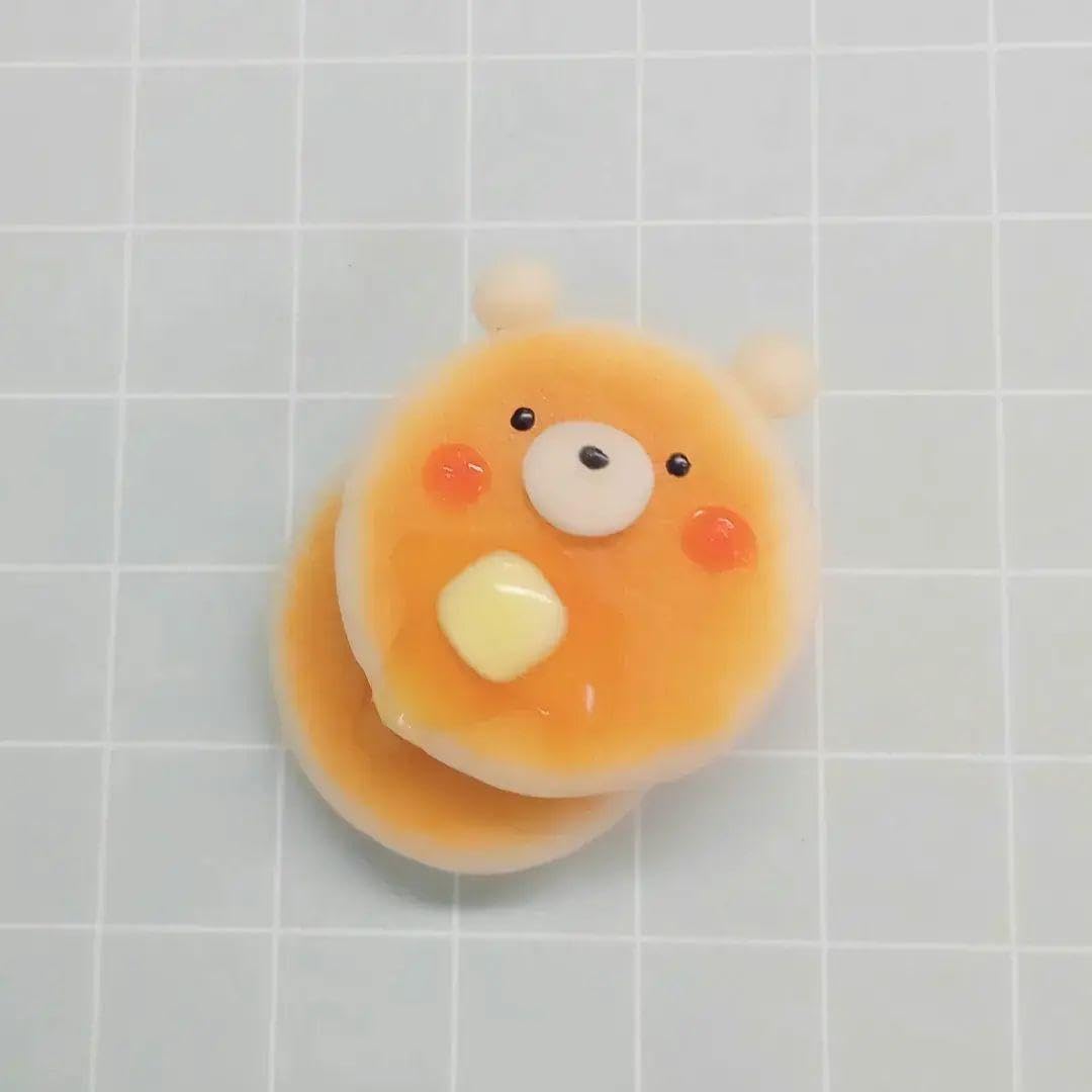 Amazon.co.jp: くまホットケーキ キーホルダー ミニチュアスイーツ