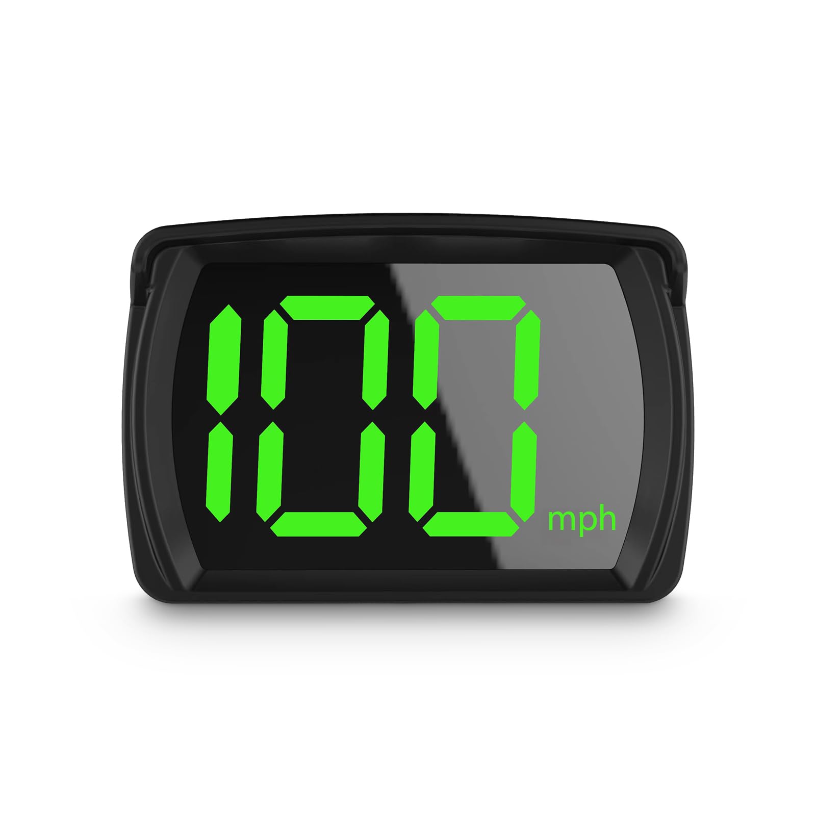 HEYCE ClearView Universal Headup Display MPH GPS Digital Speedometer with LED Large Font Display, Easy Instalaltion Head up display Car Truck SUV Motorcycle plug-n-play with USB cable (MPH speed)