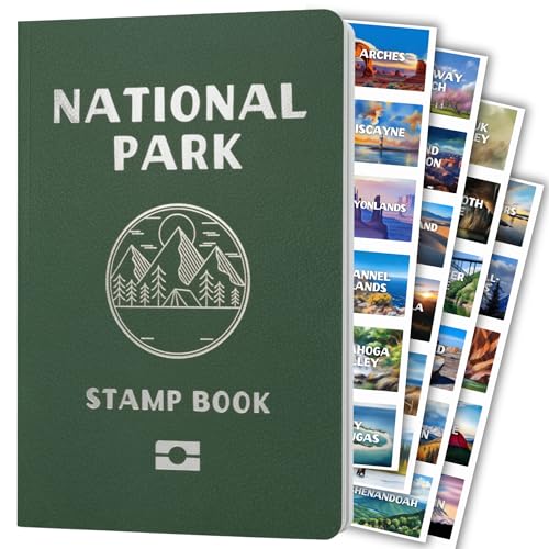 National Parks Stamp Book with Sticker Set: Passport-Sized National Park Book with Passport Stickers, Travel Planner, Map, and Parks Checklist Tracker National Parks Stamp Book with Sticker Set: Passport-Sized National Park Book with Passport Stickers, Travel Planner, Map, and Parks Checklist Tracker