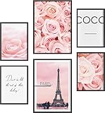 ❤ LIEFERUMFANG Bilder-Set 6-teilig 2 x DIN A3 & 4 x DIN A4 - ca. 30x40 & 20x30 ohne Bilderrahmen