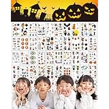 Miyubard ハロウィン タトゥーシール 50枚入り 子供 かわいい キッズ コスプレ 特殊メイク フェイスシール 仮装 防水ステッカー