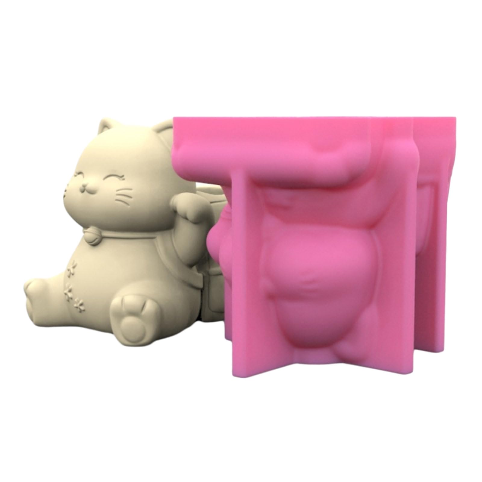 Moule 3D en résine de Silicone pour Animaux, Porte-Stylo, C573