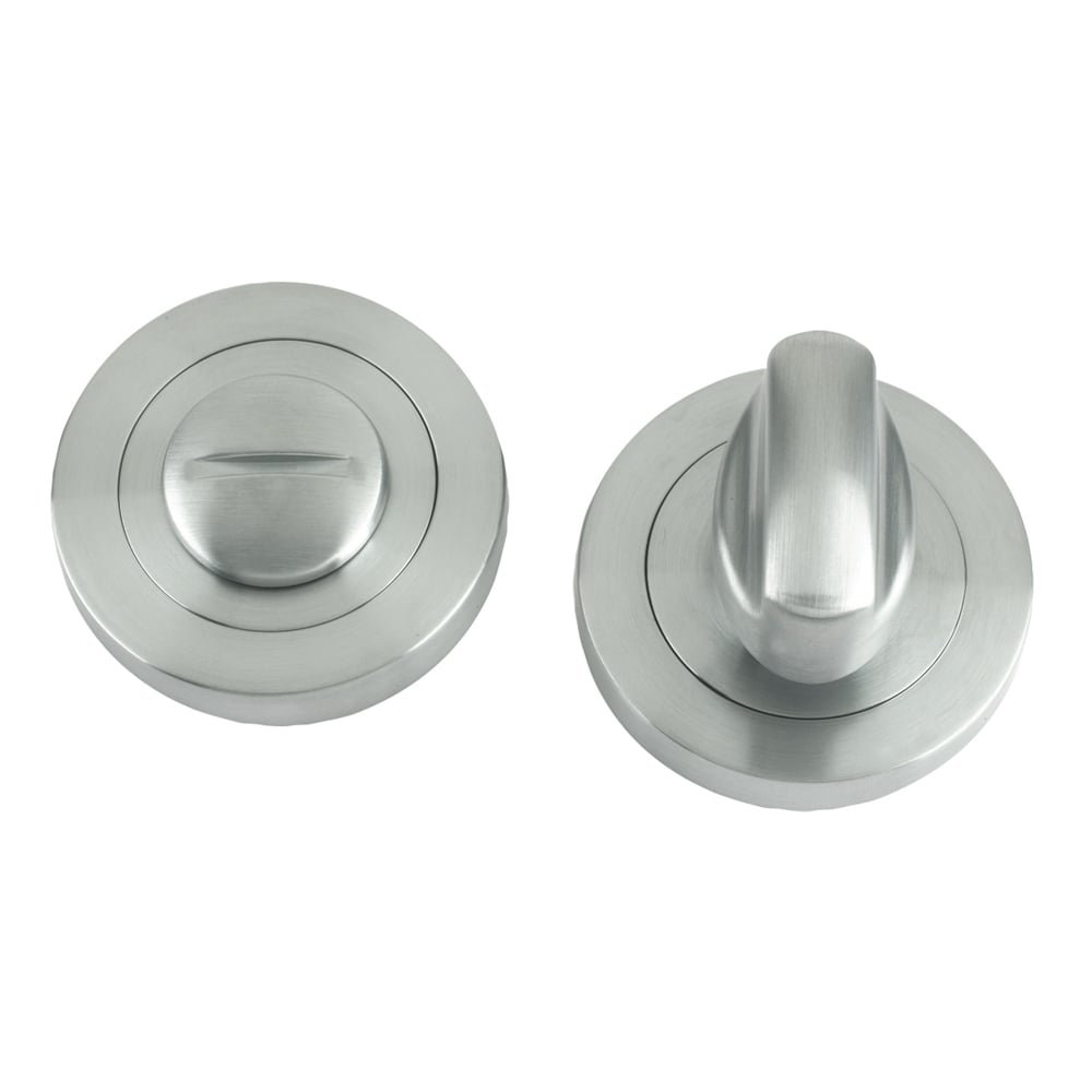Zoo Hardware Designer Zinc Thumbturn & Release Satin Chrome