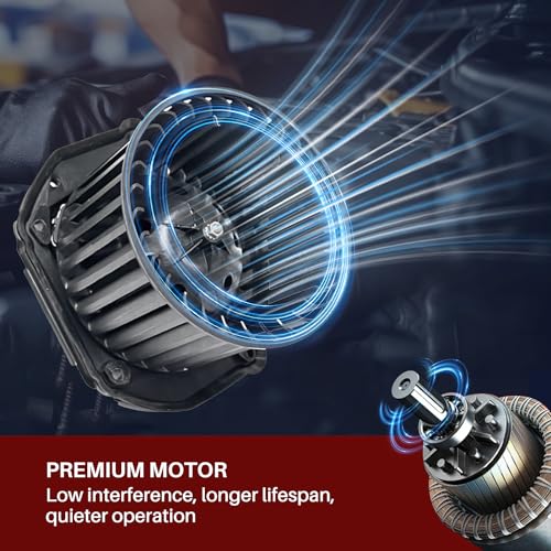 Image of Front 700100 AC Heater Blower Motor Fan Fit for Chevy for GMC K1500 K2500 C1500 C2500 C3500 Suburban Tahoe for Cadillac Escalade 19131213, 52498884, 615-00558, 35282, BM0149C, PM149