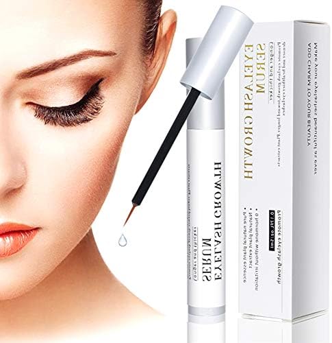 GOHI Eyelash Growth Enhancer Serum - Professional Eyebrow Thrive Liquid Lash Extention Eyelash Growth Serum 100% for Safe & Rapid 5ML for Naturally Longer, Fuller & Thicker