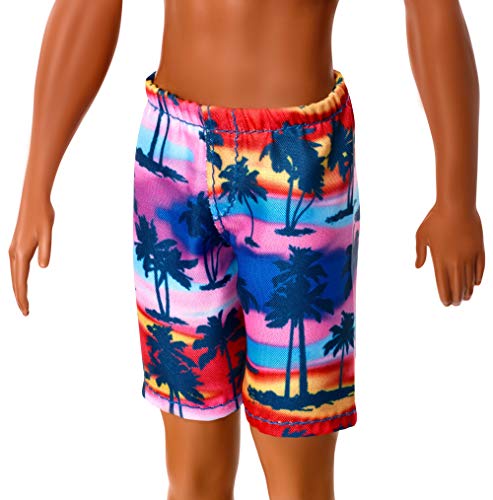 Barbie GHW44 - Beach Ken Puppe im Tropendesign, Spielzeug ab 3 Jahren – Bild 4