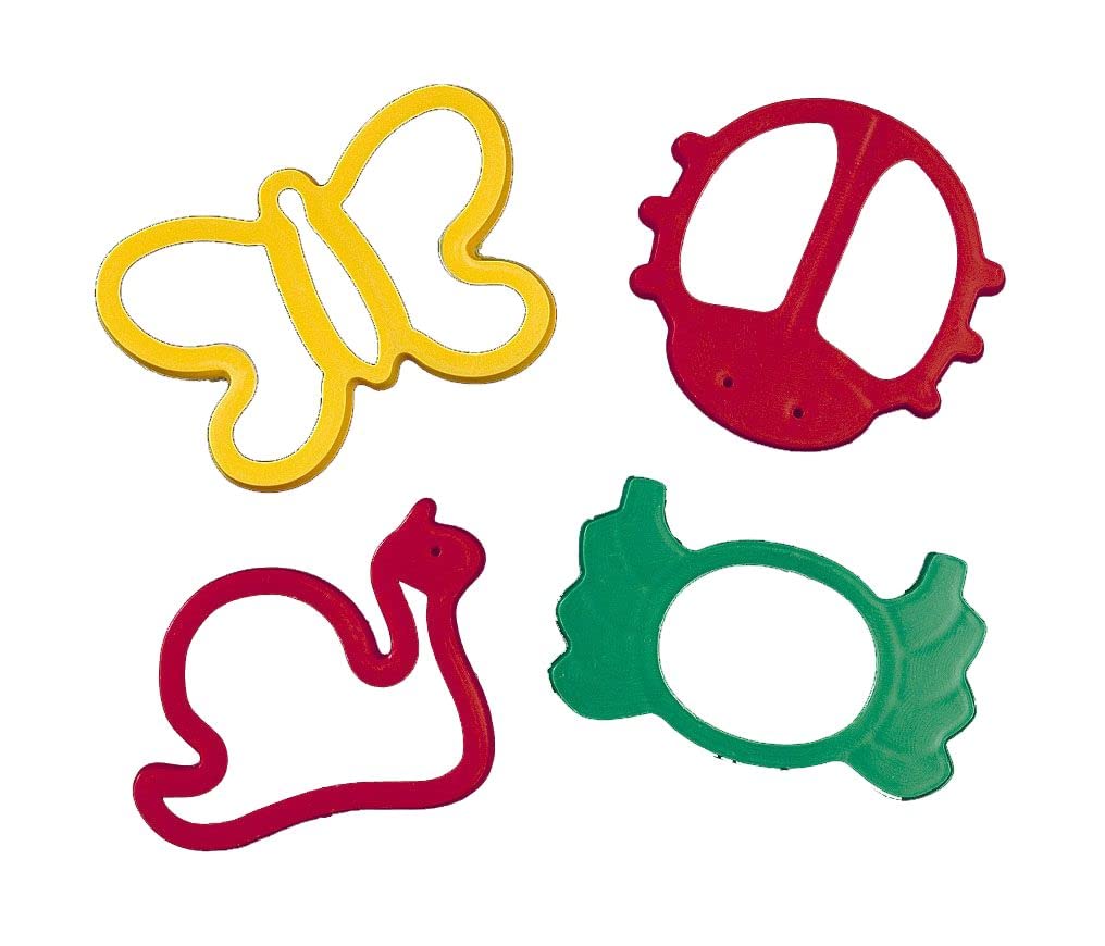 Strong Plastic Cookie/Dough Cutters | Pack of 4 | Bug Shapes
