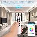 Lámpara LED de techo con altavoz Bluetooth, control por aplicación para smartphone,...