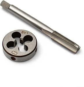 Kit Taraud Et Filière Pour Réparer Valves De Pneus - Pas 0.305-32, 3 Filets, Acier Rapide