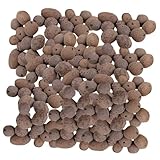 IWOWHERO Ceramsita de Drenaje para Jardinería 1 Kg Paquete Arcilla Expandida Porosa 05-1 CM para Cultivo y Decoración de Macetas Material Transpirable para Suculentas y Plantas