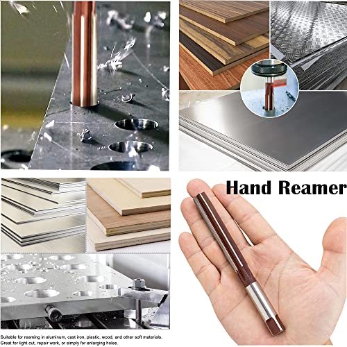 Utoolmart Hand Reamer 4Mm Alloy Tool Steel H8 6 Straight Flutes 9Crsi Hand Milling Cutter Tool 1Pcs #TOP5