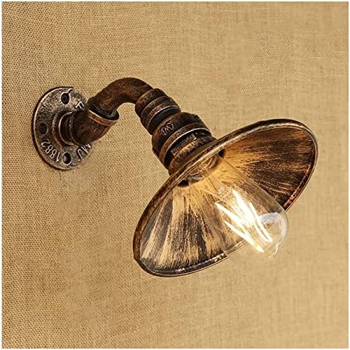 Lámpara de pared E27 para eliminar la oscuridad en pasillos con diseño retro de tubería
