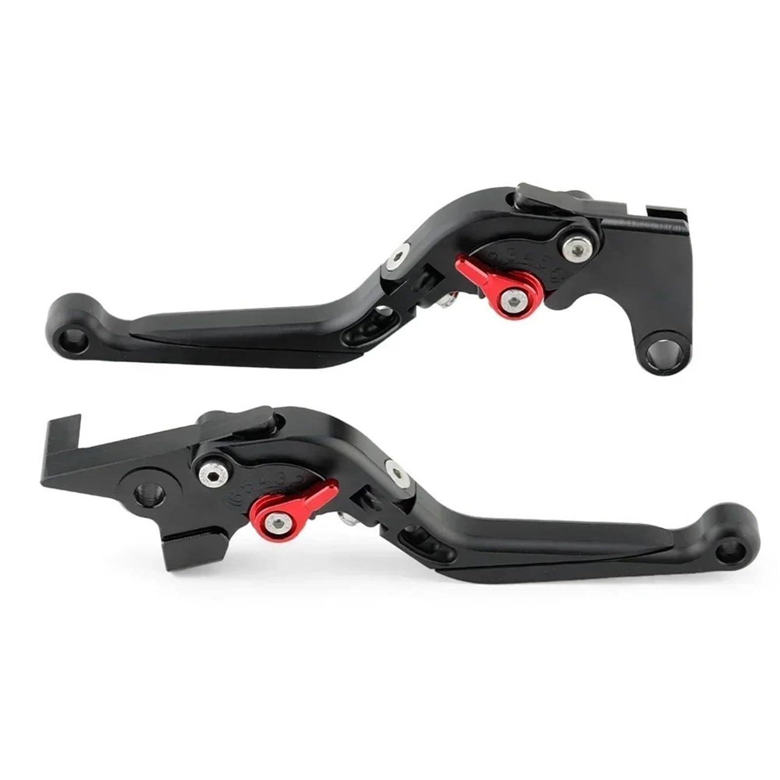 Tingyus Black Red Motorbike Brake Lever For Mt07 For Mt09/Sp For Tracer 900/Gt For Xsr 700 Motorcycle Folding Adjustable Handle Brake Clutch Lever(Black Red)
