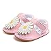 Lidiano Baby Toddler Sewing PU Leather Hook & Loop Cartoon Non-Slip Sandals (6-12 Months, Pink)