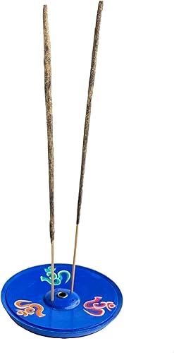 Miniatura 2 de Aroma Valley Divine Lotus - Soporte de incienso de madera pintado a mano y ecológico, para decoración del hogar, regalo de inauguración de la casa,