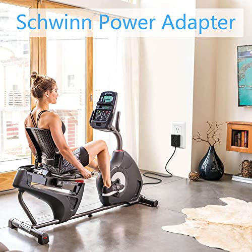 for Schwinn Power Adapter Compatible with Schwinn 230 270 470 430 420 240 220 130 A10 A20 A40 Bike Exercise Elliptical Recumbent Upright Trainer Power Cord 9V AC Adapter 6.5FT