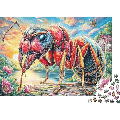 Formiche Colorate Puzzle 1000 Pezzi, Jigsaw Puzzle Impossibile Gioco Di Sfida Intellettuale Per Adulti E Ragazzi Da 14 Anni 38X26Cm/1000Pcs - 2