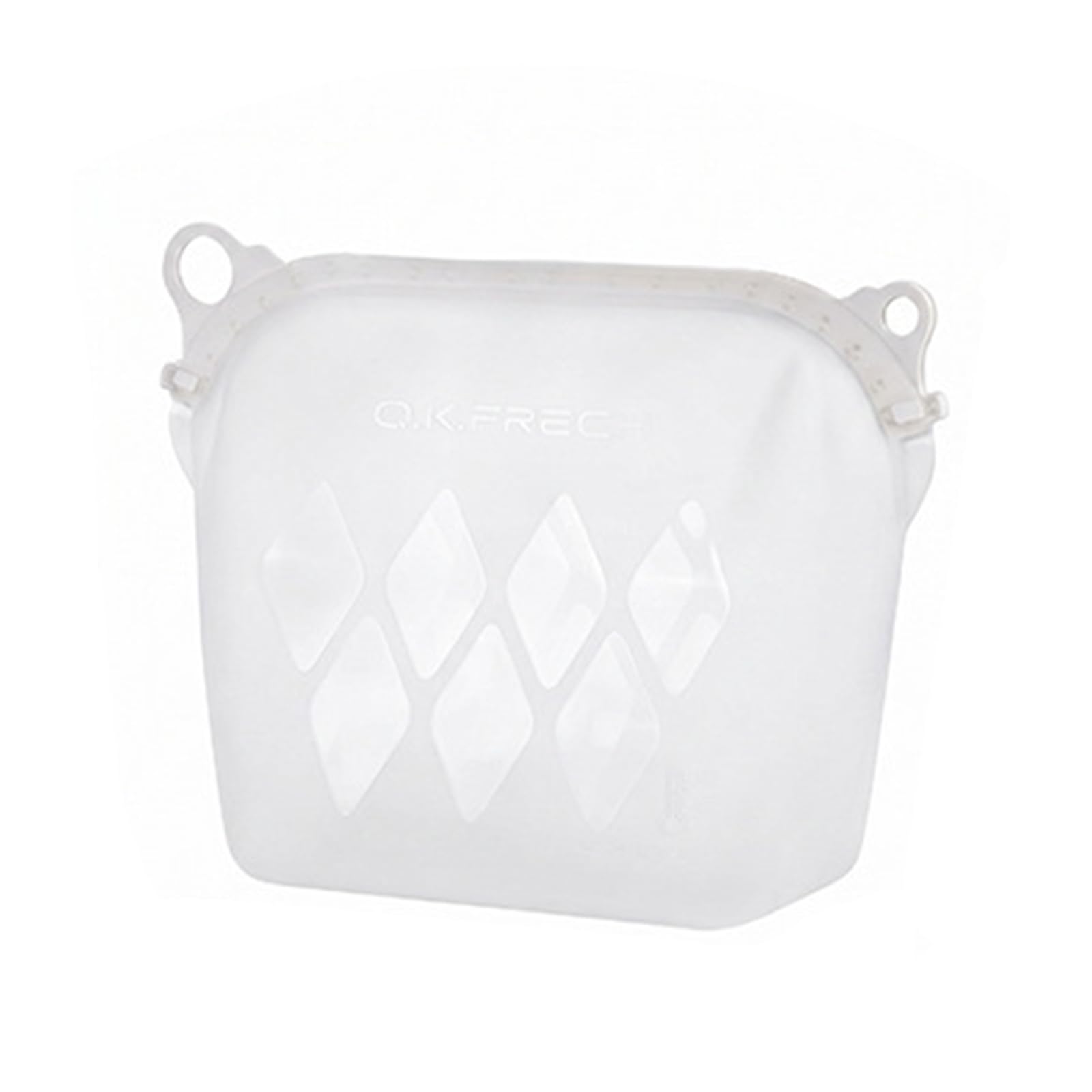 DRTLPMB Kitchen Food Organizer Bag 1500 ML Silicone Storage Pouch for Fridge Meal Prep Ingredients Daily Fridge Pouch Ingredient Portion Bag Keeper Meal