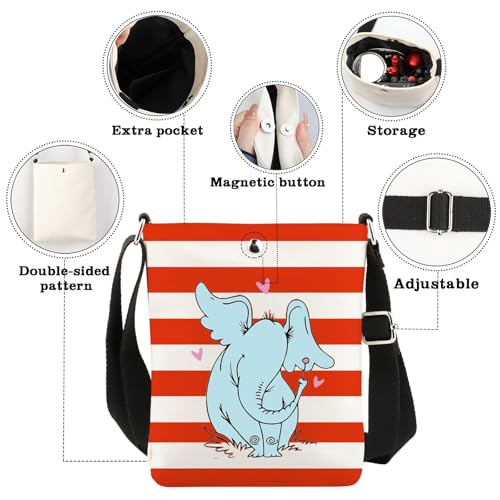 CMNIM DR Gifts Cartoon Inspired Crossbody Bag DR Quote Musical Gift for Musical DR Fans Shoulder Bag3