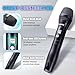Wireless Microphone System, Metal Wireless Mic with Built-in DSP, 2x480 UHF Adjustable Frequency, 164FT Range, Handheld Cordless Dynamic Microphones for Karaoke, Singing, DJ, Church, Wedding