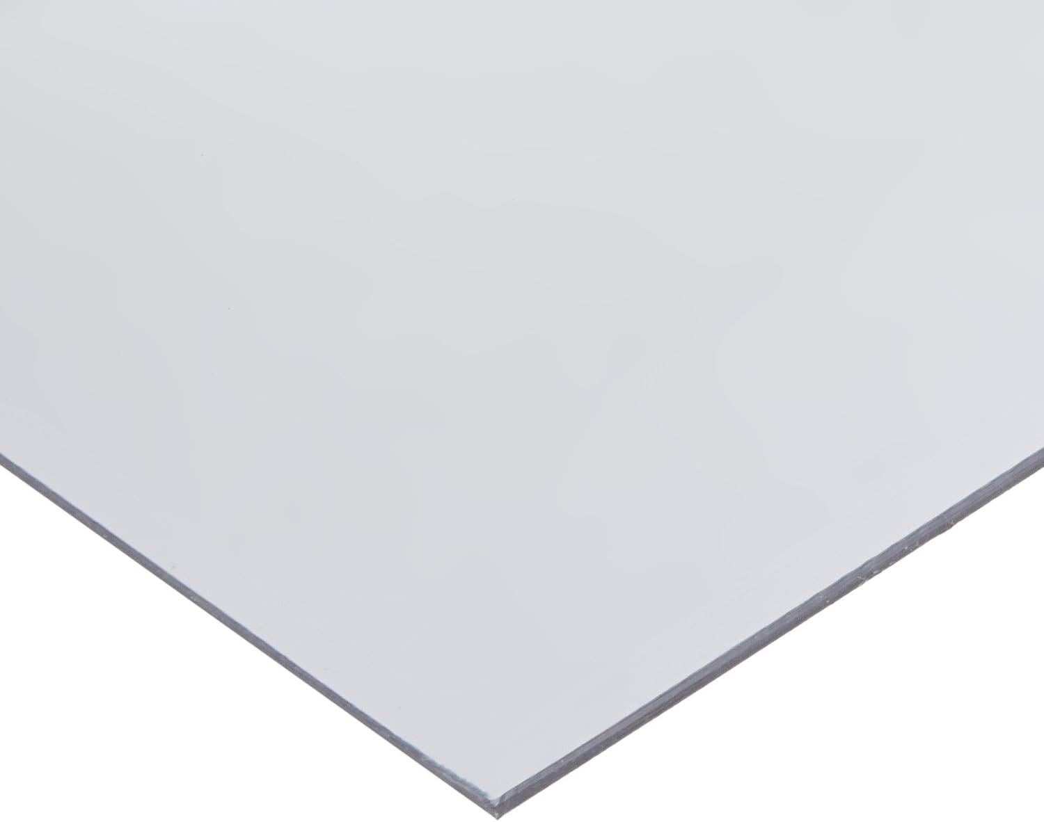 PVC (Polyvinyl Chloride) Shim Stock, Flat Sheet, Clear, 0.060" Thickness, 20" Width, 20" Length (Pack of 1)