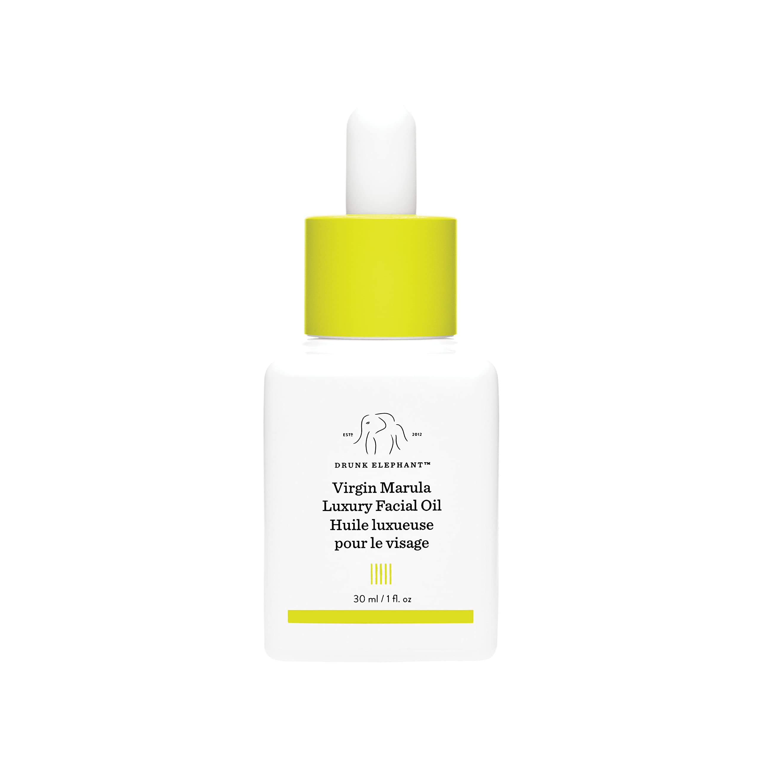Drunk Elephant Virgin Marula Luxury Facial Oil - Gluten-Free and Vegan Anti-Aging Skin Care and Face